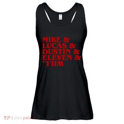 Mike & Lucas & Dustin & Elevin & Will Ladies Essential Flowy Tank