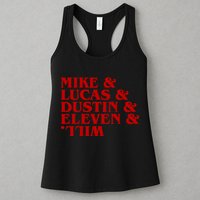 Mike & Lucas & Dustin & Elevin & Will Womens Tank Top