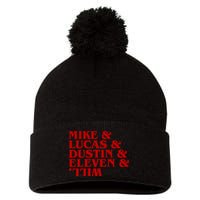 Mike & Lucas & Dustin & Elevin & Will Pom Pom 12in Knit Beanie