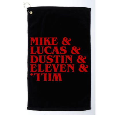 Mike & Lucas & Dustin & Elevin & Will Golf Towel