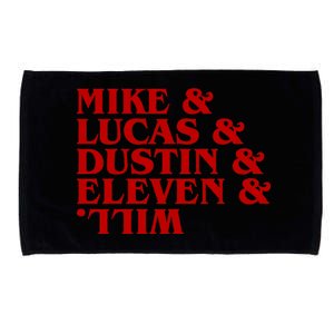 Mike & Lucas & Dustin & Elevin & Will Microfiber Hand Towel