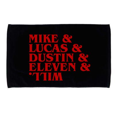 Mike & Lucas & Dustin & Elevin & Will Microfiber Hand Towel