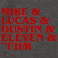 Mike & Lucas & Dustin & Elevin & Will Vector Backpack