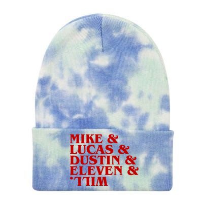 Mike & Lucas & Dustin & Elevin & Will Tie Dye 12in Knit Beanie