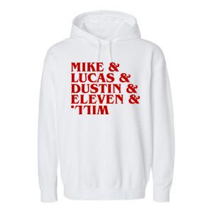 Mike & Lucas & Dustin & Elevin & Will Garment-Dyed Fleece Hoodie