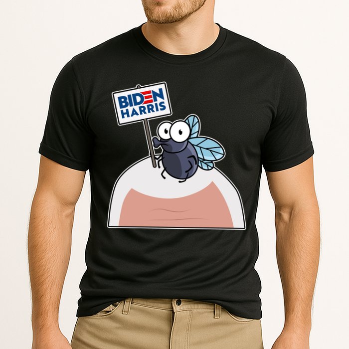 Mike Pence Fly on Head Vote Biden Harris Debate Cooling Performance Crew T-Shirt