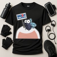 Mike Pence Fly on Head Vote Biden Harris Debate Cooling Performance Crew T-Shirt