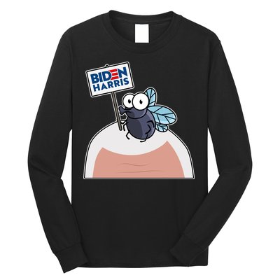 Mike Pence Fly on Head Vote Biden Harris Debate Long Sleeve Shirt
