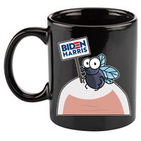 Mike Pence Fly on Head Vote Biden Harris Debate 11oz C Handle Ceramic Mug