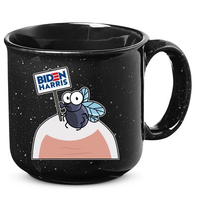 Mike Pence Fly on Head Vote Biden Harris Debate 15oz Campfire Ceramic Mug