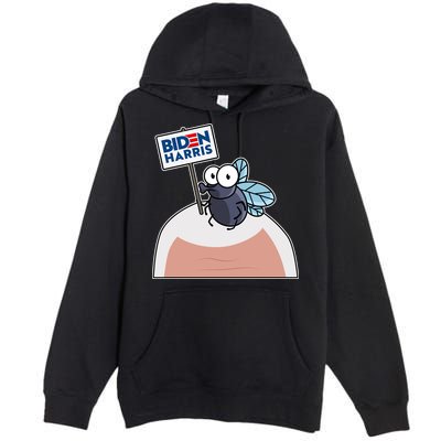 Mike Pence Fly on Head Vote Biden Harris Debate Premium Pullover Hoodie