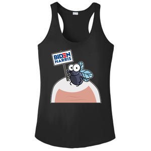 Mike Pence Fly on Head Vote Biden Harris Debate Ladies PosiCharge Competitor Racerback Tank