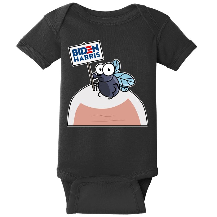 Mike Pence Fly on Head Vote Biden Harris Debate Baby Bodysuit