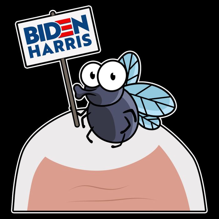 Mike Pence Fly on Head Vote Biden Harris Debate Baby Bodysuit
