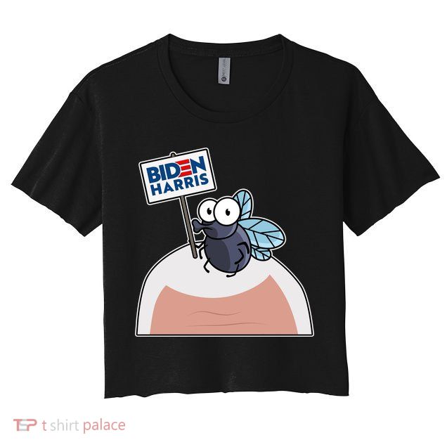 Mike Pence Fly on Head Vote Biden Harris Debate Crop Top