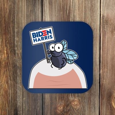 Mike Pence Fly on Head Vote Biden Harris Debate Coaster