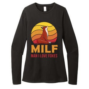 Man I Love Foxes MILF Funny Womens CVC Long Sleeve Shirt