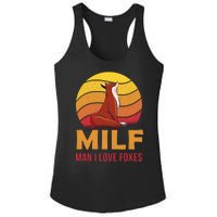 Man I Love Foxes MILF Funny Ladies PosiCharge Competitor Racerback Tank