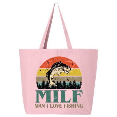 Man I Love Fishing Funny 25L Jumbo Tote