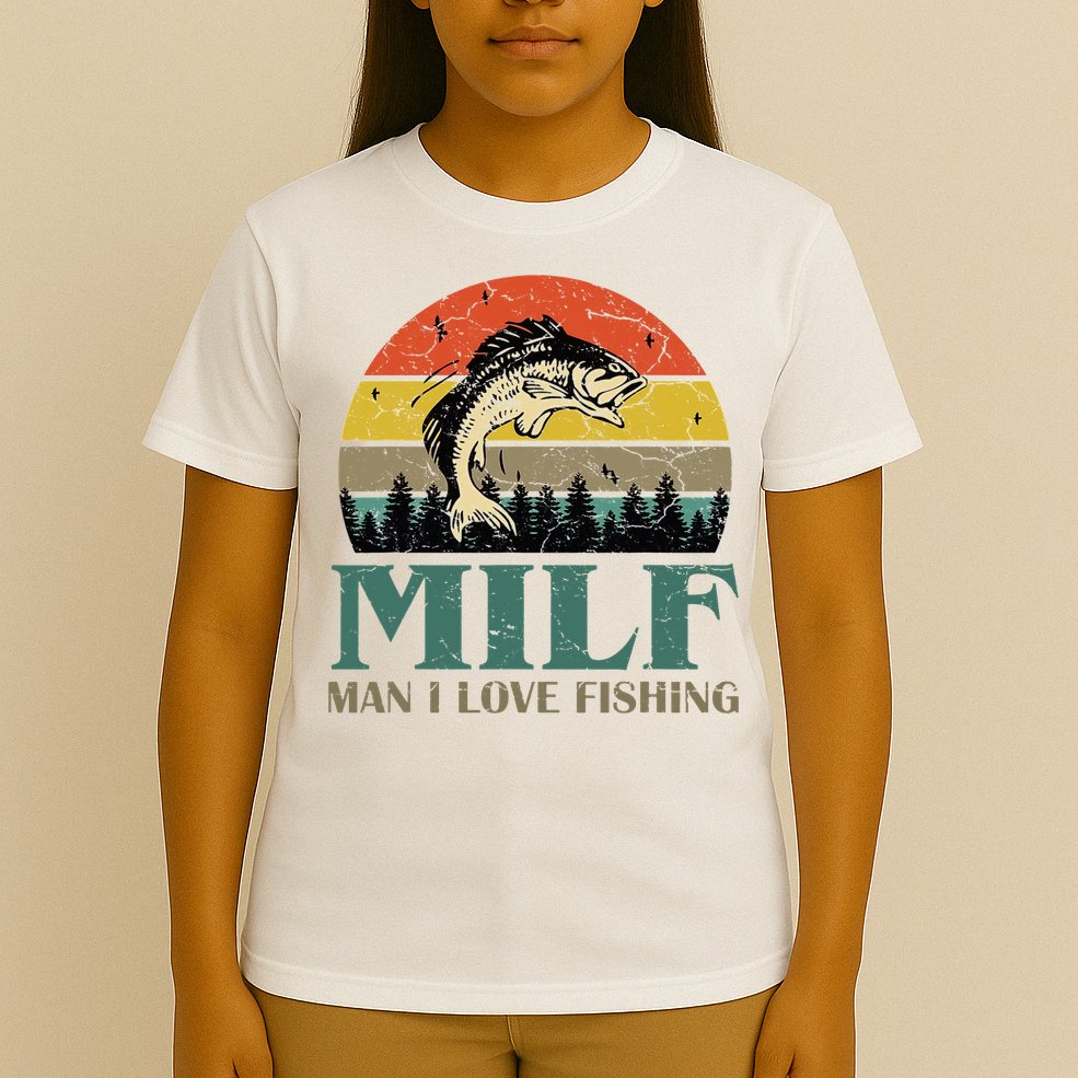 Man I Love Fishing Funny T-Shirt