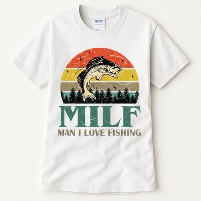 Man I Love Fishing Funny Tall T-Shirt