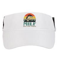 Man I Love Fishing Funny Adult Drive Performance Visor