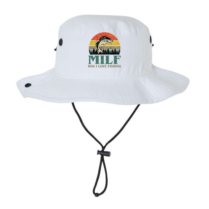 Man I Love Fishing Funny Bucket Hat