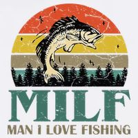 Man I Love Fishing Funny Bucket Hat