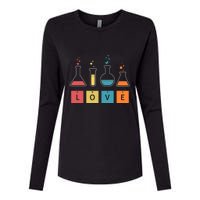 Man I Love Science Chemistry Set Womens Cotton Relaxed Long Sleeve T-Shirt