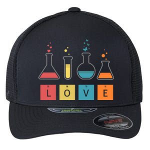 Man I Love Science Chemistry Set Flexfit Unipanel Trucker Cap