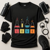 Man I Love Science Chemistry Set Cooling Performance Crew T-Shirt