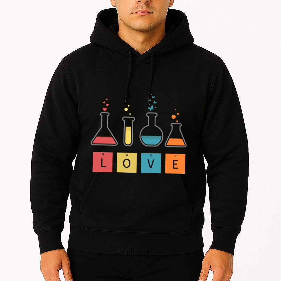 Man I Love Science Chemistry Set Hoodie