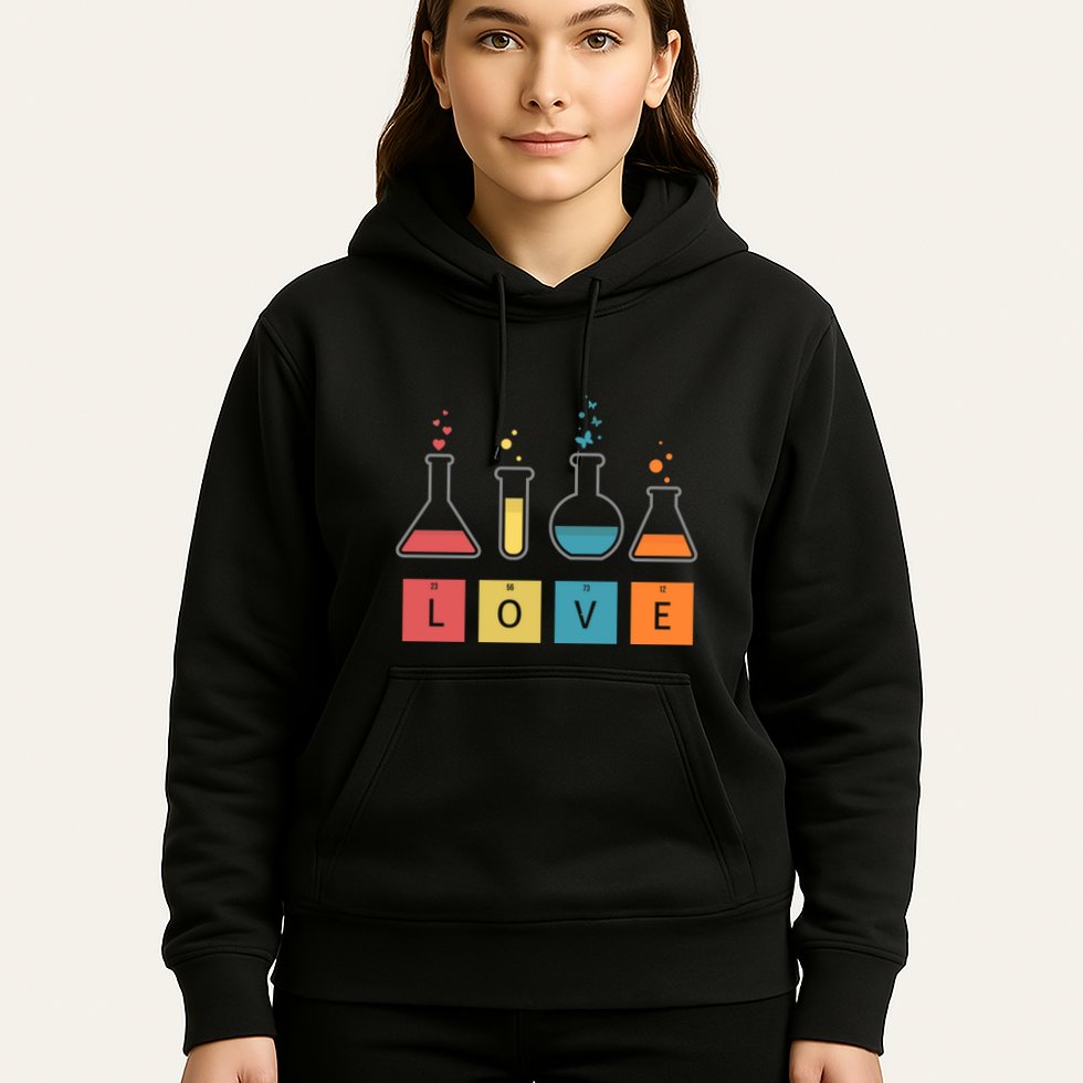 Man I Love Science Chemistry Set Hoodie
