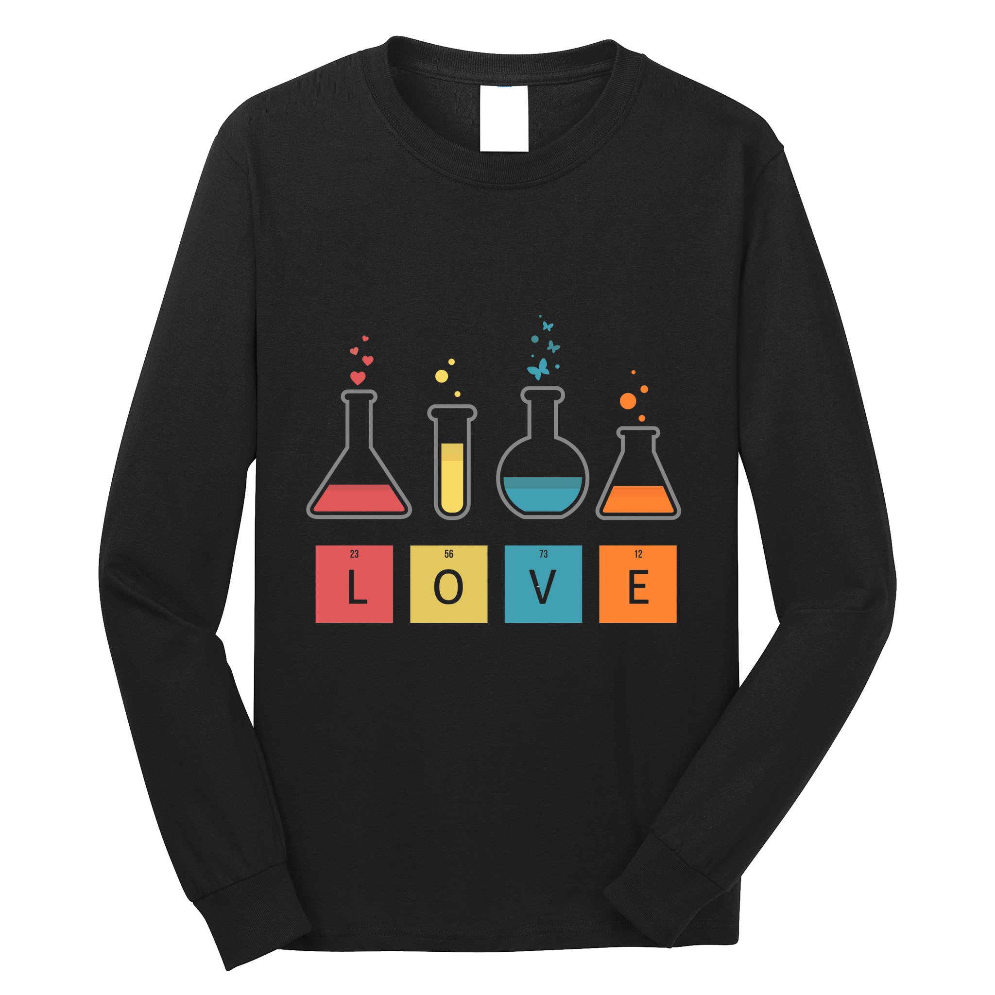 Man I Love Science Chemistry Set Long Sleeve Shirt