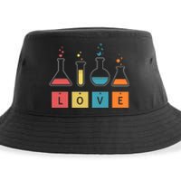 Man I Love Science Chemistry Set Sustainable Bucket Hat