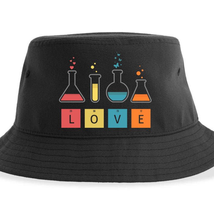 Man I Love Science Chemistry Set Sustainable Bucket Hat