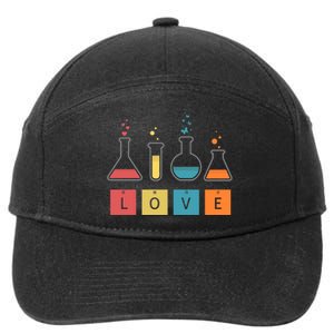 Man I Love Science Chemistry Set 7-Panel Snapback Hat