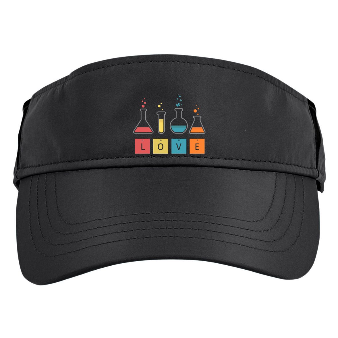 Man I Love Science Chemistry Set Adult Drive Performance Visor
