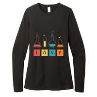 Man I Love Science Chemistry Set Womens CVC Long Sleeve Shirt