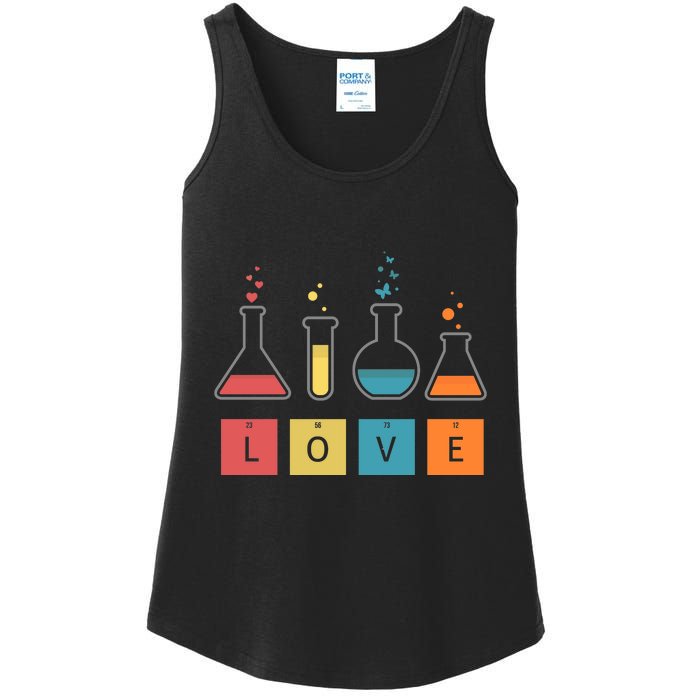 Man I Love Science Chemistry Set Ladies Essential Tank