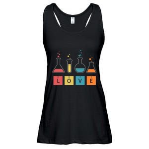 Man I Love Science Chemistry Set Ladies Essential Flowy Tank