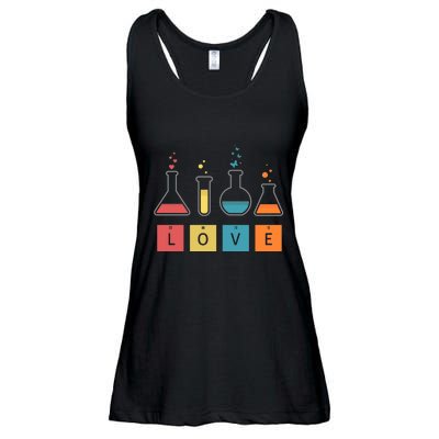 Man I Love Science Chemistry Set Ladies Essential Flowy Tank