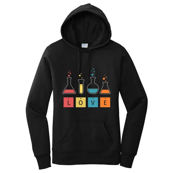 Man I Love Science Chemistry Set Women's Pullover Hoodie