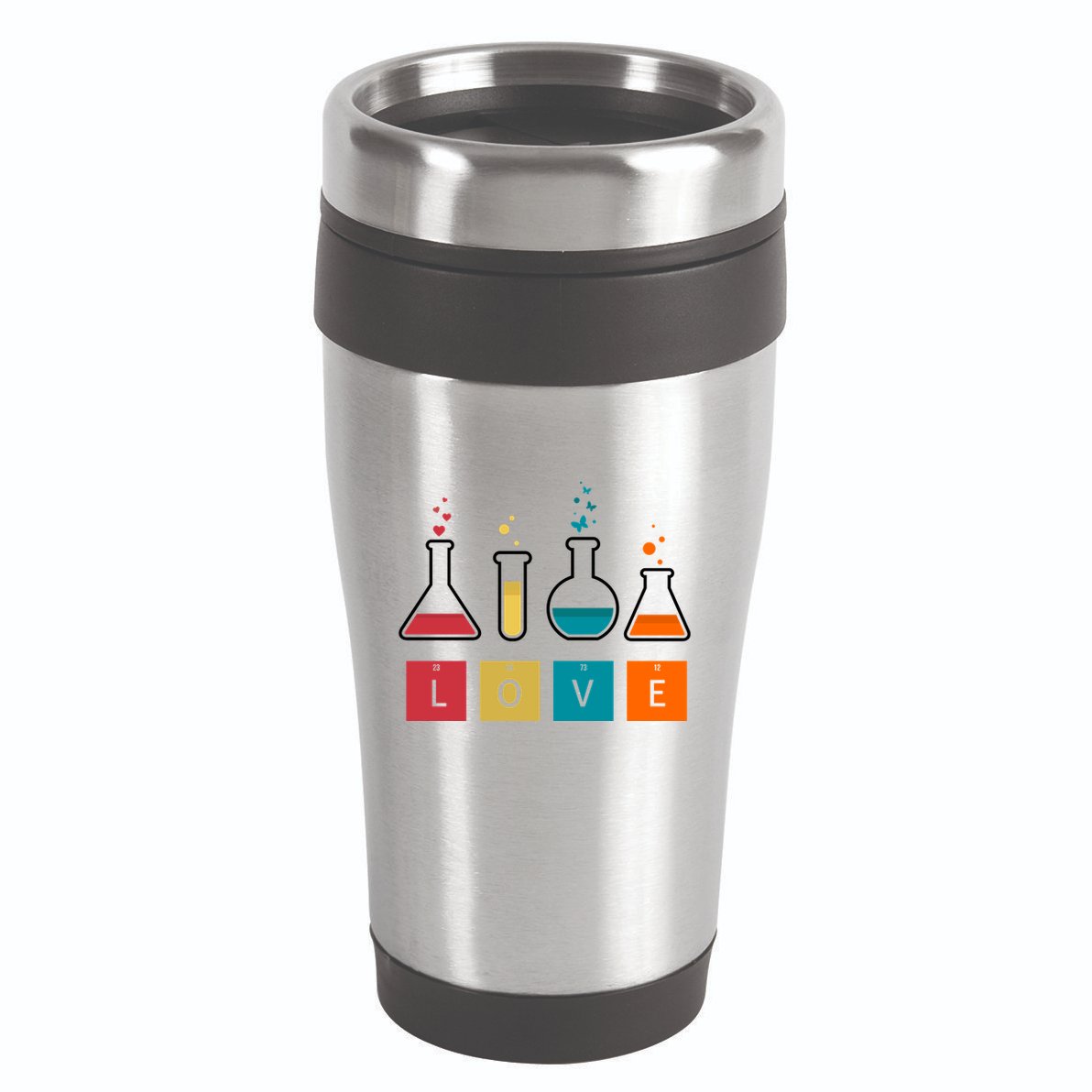 Man I Love Science Chemistry Set 16oz Travel Tumbler