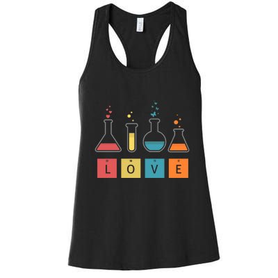 Man I Love Science Chemistry Set Women's Racerback Tank