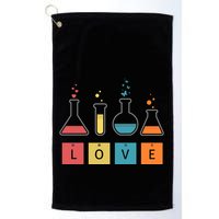 Man I Love Science Chemistry Set Golf Towel