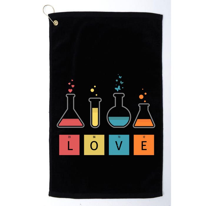 Man I Love Science Chemistry Set Golf Towel