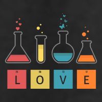 Man I Love Science Chemistry Set Golf Towel