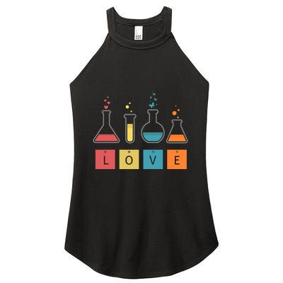 Man I Love Science Chemistry Set Women's Perfect Tri Rocker Tank