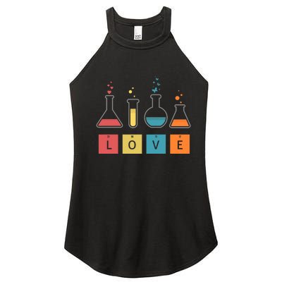 Man I Love Science Chemistry Set Women's Perfect Tri Rocker Tank